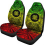 Papua New Guinea Car Seat Cover - Papua New Guinea Coat Of Arms Polynesian Reggae Style