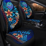 Tahiti Custom Personalised Car Seat Covers - Vintage Tribal Mountain