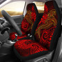 Polynesian Car Seat Covers - Red Shark Polynesian Tattoo