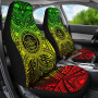 Palau Car Seat Cover - Palau Coat Of Arms Polynesian Reggae Style