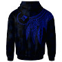 Yap Personalised Hoodie - Polynesian Wings (Blue)