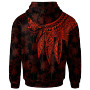 Tuvalu Hoodie - Polynesian Wings (Red)