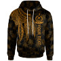 Vanuatu Personalised Hoodie - Polynesian Wings (Golden)