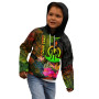 Vanuatu Polynesian Personalised Hoodie -  Hibiscus and Banana Leaves