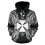 Wallis nd Futuna Polynesian ll Over Hoodie Map Black