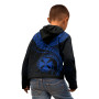 Wallis and Futuna Polynesian Personalised Hoodie - Wallis and Futuna Waves (Blue)