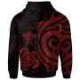 Yap Polynesian Hoodie - Red Tentacle Turtle