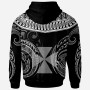 Wallis & Futuna - Custom Personalised Hoodie - Serrated Pattern White Color