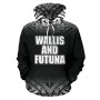 Wallis and Futuna All Over Hoodie Fog Black Style