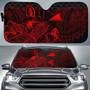 Tokelau Auto Sun Shades Turtle Hibiscus Red