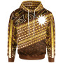 Nauru - Custom Personalised Hoodie - Polynesian Diagonal Pattern