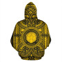 Northern Mariana Islands ll Over Hoodie - Northern Mariana Islands Coat Of rms Polynesian Gold Black