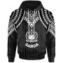 Samoa Hoodie - Polynesian Armor Style Black