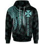 Wallis and Futuna Hoodie - Polynesian Wings Turquoise