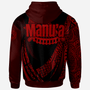 American Samoa Hoodie - Manu'a Ofu Polynesian Red Patterns Sport Style