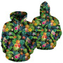 Polynesian All Over Hoodie - Polynesian Tropical Fruit & Vegetable Print 04