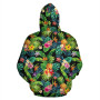 Polynesian All Over Hoodie - Polynesian Tropical Fruit & Vegetable Print 04