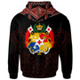 Tonga All Over Hoodie - Tonga Flag Coat Of Arms Tribal Roots Black