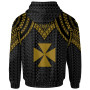 Wallis And Futuna Custom Personalised Hoodie - Polynesian Armor Style Gold