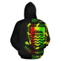 Tuvalu Polynesian Personalised Custom Hoodie Line Reggae