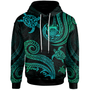 Tuvalu Personalised Custom Hoodie - Polynesian Turtle With Pattern