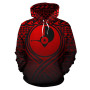 Yap All Over Hoodie Lift Up Red
