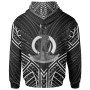 Vanuatu Hoodie - Vanuatu Seal Black Tribal Patterns