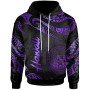 Hawaii Polynesian Hoodie - Poly Tattoo Purple Version