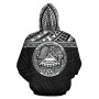 American Samoa All Over Hoodie - Polynesian Black Version