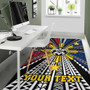 Philippines Custom Personalized Area Rug - Philippines Turtle Flag Polynesian 4