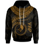 Yap Polynesian Hoodie - Yap Waves (Golden)