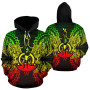 Vanuatu Polynesian ll Over Hoodie Map Reggae