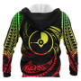 Yap Micronesia ll Over Hoodie - Reggae Tribal Wave