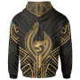 Guam Hoodie - Guam Seal Chamorro Tribal Gold Color