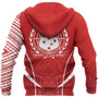 Samoa Active Special Hoodie - Samoa Coat Of Arms Polynesian Tattoo Red