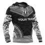 Yap Polynesian Chief Custom Personalised Hoodie - Black Version