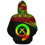 Vanuatu Polynesian Personalised Custom Hoodie - Reggae Curve