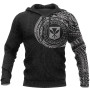 Polynesian Hoodie - Kanaka Maoli Flag Polynesian Tattoo Style Special Version