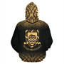 Tuvalu Polynesian Hoodie Fog Gold