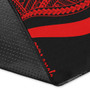 Korsae Custom Personalised Area Rug - Red Polynesian Tentacle Tribal Pattern Polynesian 6