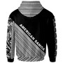 American Samoa  Hoodie - Polynesian Diagonal Pattern