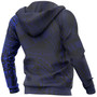 Polynesian Hoodie - Polynesian Tattoo Blue Style