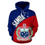 Samoa Hoodie - Samoa Flag Coat Of Arms