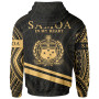 Samoa Hoodie - In My Heart Style Polynesian Patterns Gold Color