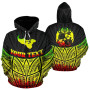 Tonga Polynesian Custom Personalised Hoodie Reggae Pride Map nd Seal