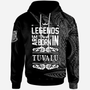 Tuvalu Hoodie - Legends Are Born In White Color