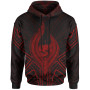 Guam Hoodie - Guam Seal Chamorro Tribal Red Color