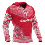 Samoa Polynesian Chief Hoodie - Red Version