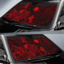 Marshall Islands Auto Sun Shades Turtle Hibiscus Red