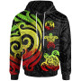 Tonga Polynesian Hoodie - Reggae Tentacle Turtle